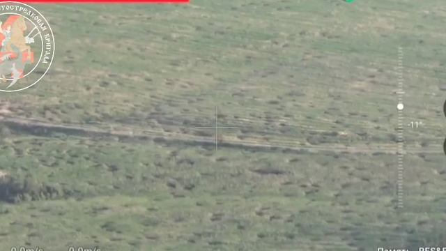 Район Клещеевки. Подрыв М113 на противотанковой мине