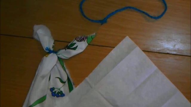 "Пасхальный зайчик" по традиции изготовления русской тряпичной куклы