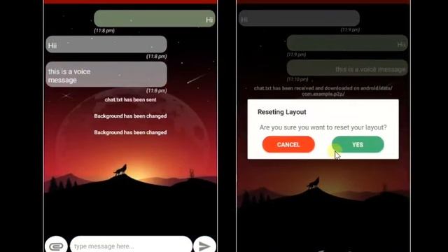Android P2P Messenger Using Java Socket