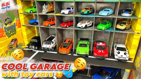 Крутой гараж с детскими машинками/Видео для детей/Игрушечные машинки
