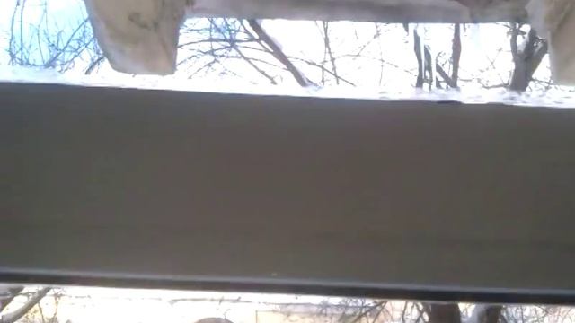 Промерзание окна