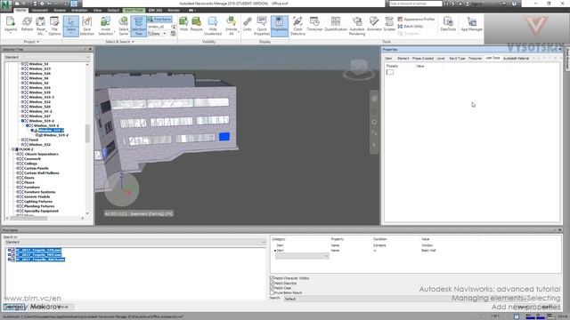 VC: Autodesk Navisworks: 7.06. Add new properties