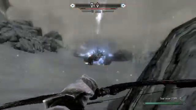 TES : Skyrim - Defeat Alduin Using Bow [Legendary Mode]