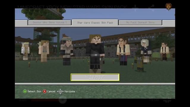 Minecraft Xbox New Star Wars Skin Pack Showcase