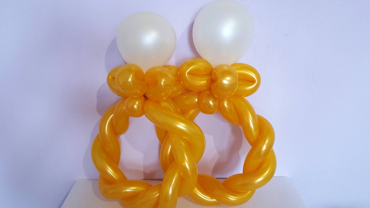 Кольцо из шаров. Мастер класс. Как сделать. Balloon ring. Balloons. DIY. Hand made. How make