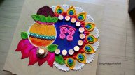 #1390 Diwali special rangoli designs   navratri rangoli design