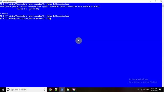 Java variables in Tamil introduction number type,char and boolean type