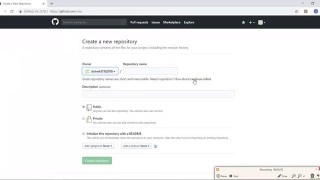 C#  Lesson 3: Upload to GIT
