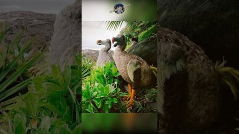 Маврикийский дронт или птица ДОДО / Полностью вымершая птица #интересно #животные