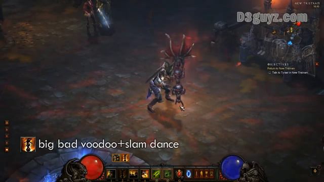 Diablo3-Колдун-умение-Большое Плохое Вуду+Шумный танец
