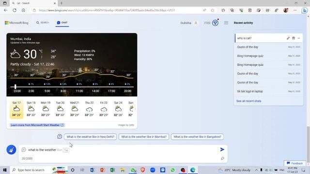 How to use Bing AI