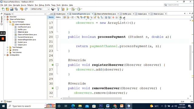 Observer pattern in Java