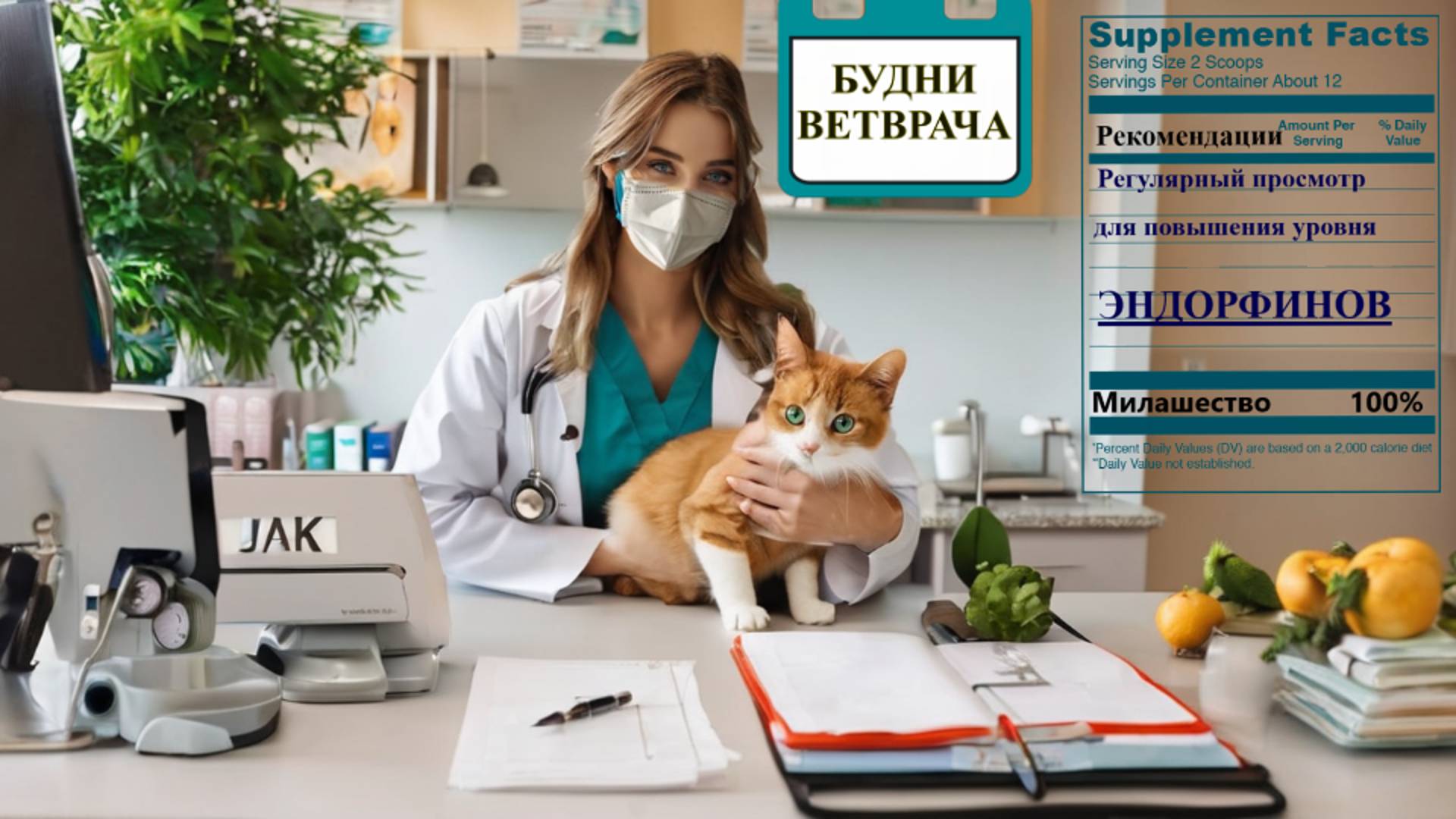 Ветеринарные будни! Прописываем хорошее настроение на регулярной основе!