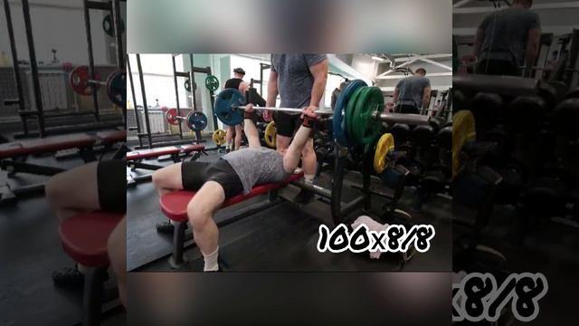 Жим лёжа. Янушкевич Дмитрий. 100 кг.