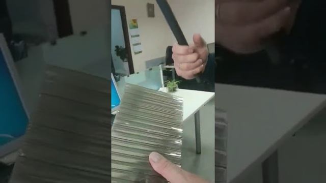 Сотовый поликарбонат с усиленной структурой! Любой град ему не страшен !