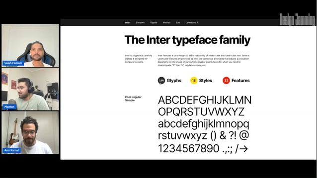 Cool Info for Inter Font