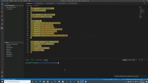 Serie Programación Funcional (01) - Calculadora en Lenguaje C - Programación Estructurada