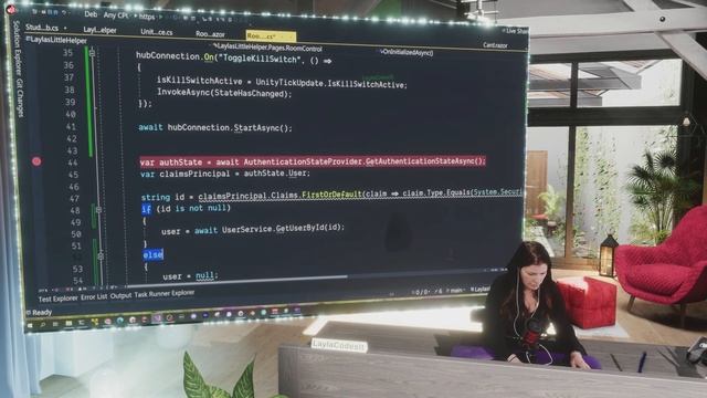 Layla vs Code: More Blazor, Unity and SignalR ?