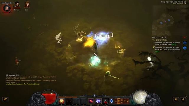 Diablo 3 Reaper Hardcore OSX Crusader lvl 11-14