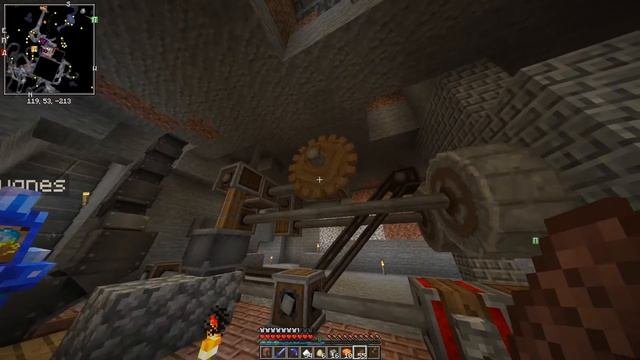 Блоковая пушка Майнкрафт Create Botania 10