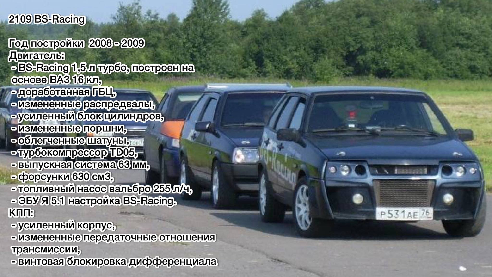 2109 turbo BS-Racing история создания