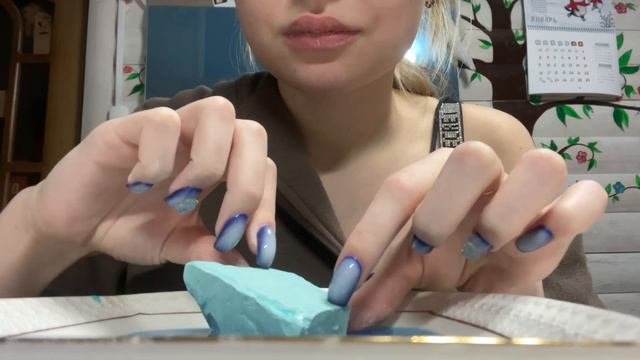 Васильполье в сухом и мокром виде chalk moorasmr chalk cranch wet асмр глина мел