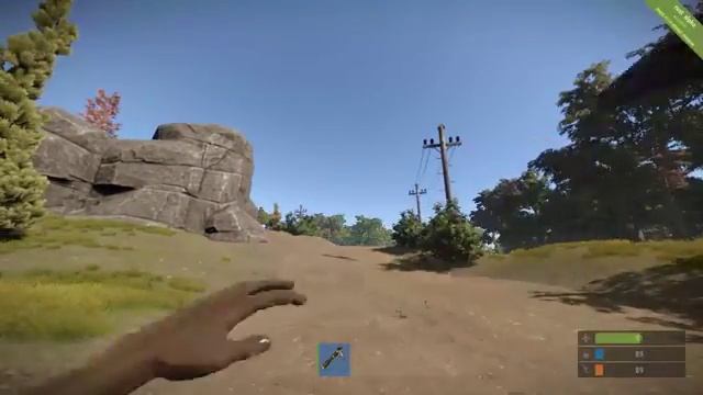 Бросок кирки и топора в RUST Experimental