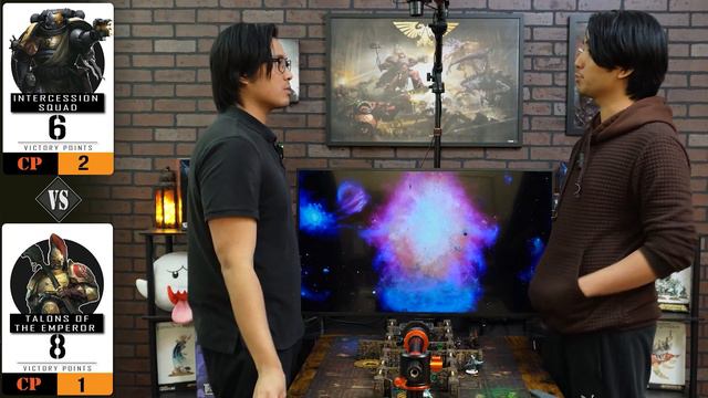 Intercession Squad vs Talons of the Emperor:  Kill Team Into the Dark -Crit Ops 2022 Close Quarters