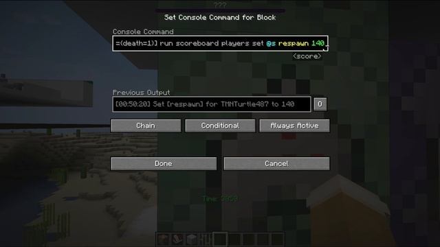 How to make a respawn timer in Minecraft java
