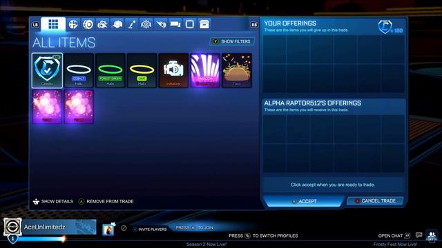*TRADING FROM FENNEC TO FENNEC SET* | Part 2 (Rocket League Trading)