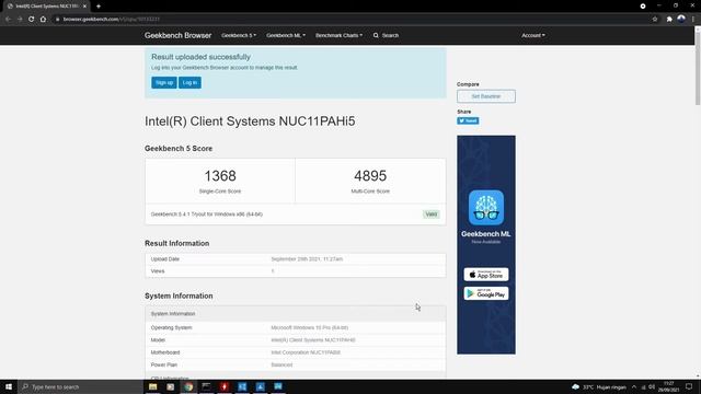 Test Performa Mini PC Intel NUC 11 PAH i5 !! Kenceng?