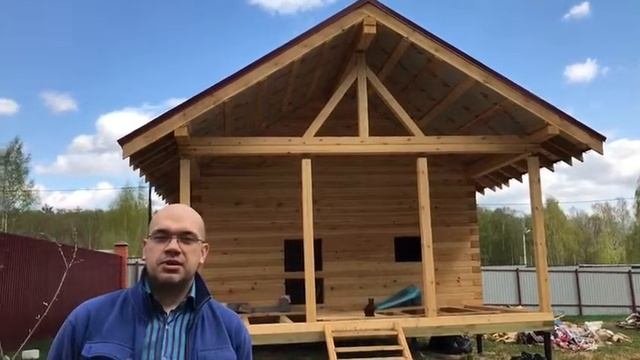 Строительство одноэтажного дома из бруса в Московской области