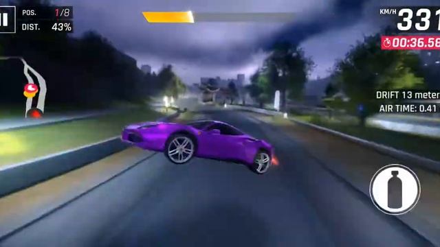[ASPHALT 9:LEGENDS] FORCE 1 V10 DAY 2/4(Ferrari 488)