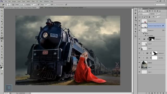 Photoshop Photo Manipulation Tutorial -  PHOTOSHOP CS6