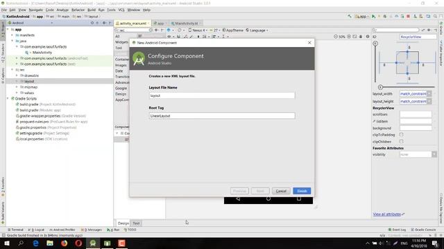 15 Android Studio - Recyclerview and CardView design