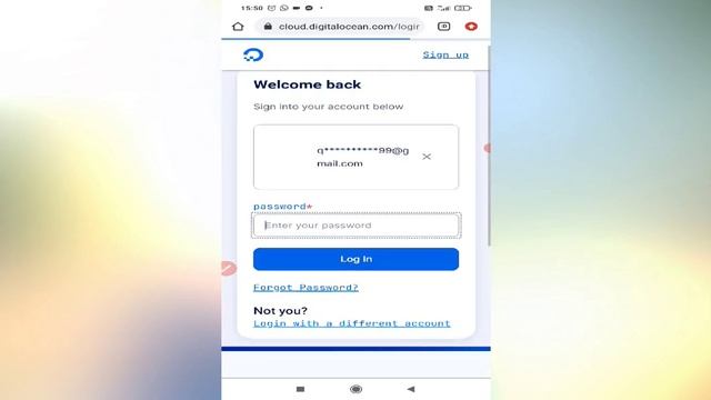 How to create digital ocean account