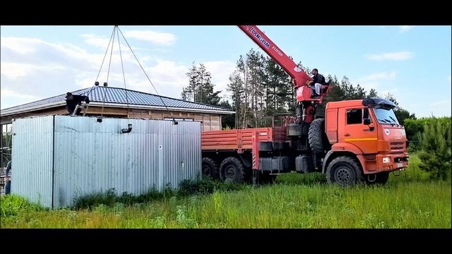 Работа погрузчика