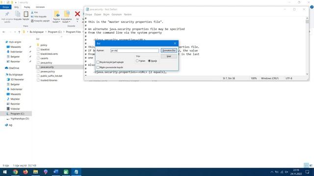 Kesenek Bilgi Sistemi - Güncelleme sonucu ''Unable to launch the application'' java hatasının çözüm