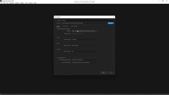 Hướng dẫn Adobe Premiere Pro 2022 -  Bài 1