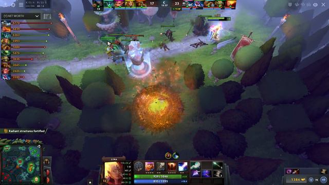w33 Pro Lina Rank 1 EU Dota2