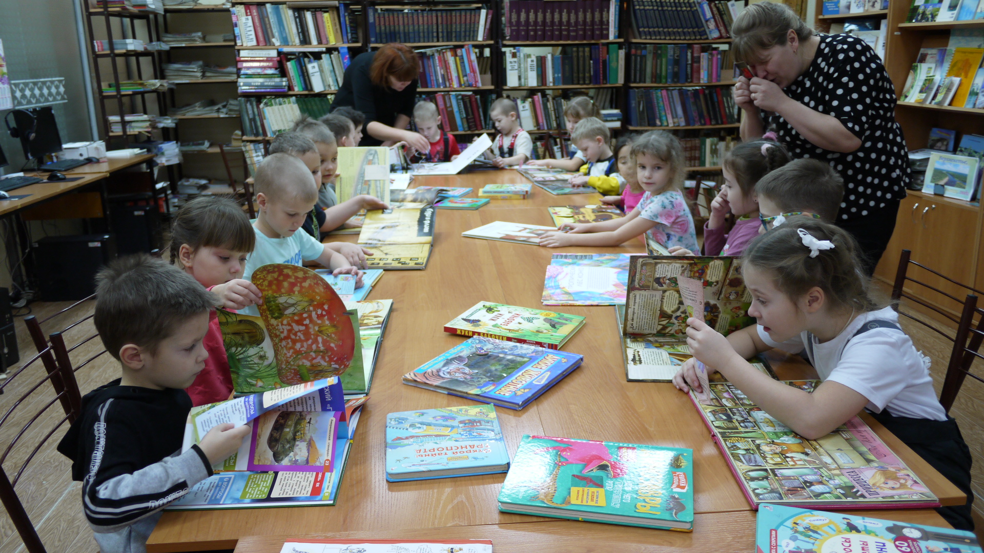 Библиотечный урок для воспитанников МАДОУ Детский сад