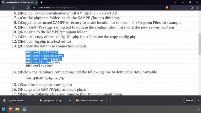 Install phpIPAM on Windows Open source IP Address Management System