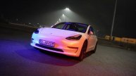 Tesla Model 3 Performance | Sony Alpha 1 + Sigma 24 - 70 DG DN | Neon Car 4k