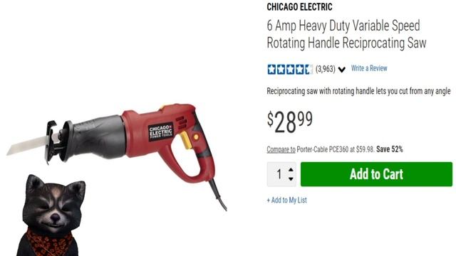 Harbor Freight Reciprocating Saw "Sawzall" Review - good or bad ?