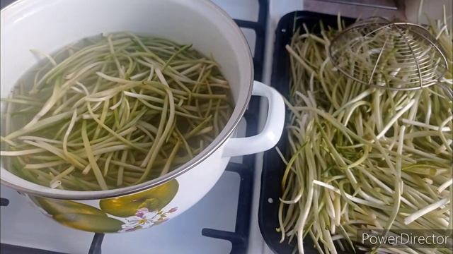 Обалденная закуска из ростков черемши