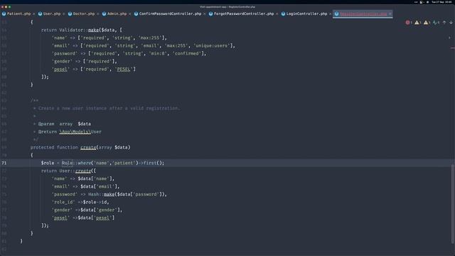 Reviewing Your Laravel Code - #0 - Medical Booking App