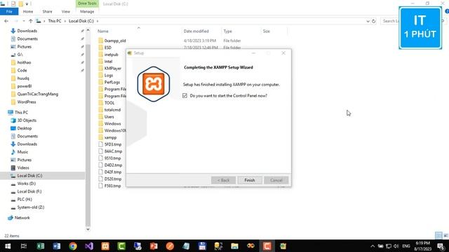 Bài 1: Cài đặt môi trường (XAMPP, Apache, PHP, MySQL)|Server Applications Setup