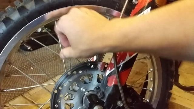 Натяжение спиц