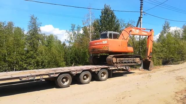 Заезд на трал без сходней