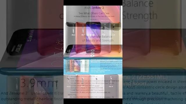 Смартфон ASUS Zenfone 2//Smartphone ASUS Zenfone 2 On The Android 5.0 Phone System